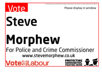 Show your support for Steve - please download and print this A4 poster to display in your window